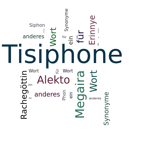 Ein anderes Wort für Tisiphone - Synonym Tisiphone