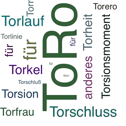 Ein anderes Wort für ToRo - Synonym ToRo