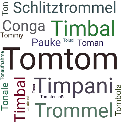 Ein anderes Wort für Tomtom - Synonym Tomtom