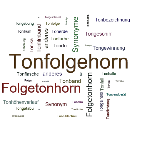 Ein anderes Wort für Tonfolgehorn - Synonym Tonfolgehorn