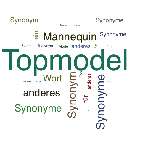 Ein anderes Wort für Topmodel - Synonym Topmodel