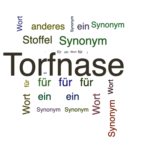 Ein anderes Wort für Torfnase - Synonym Torfnase