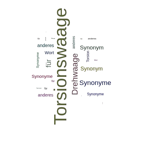 Ein anderes Wort für Torsionswaage - Synonym Torsionswaage