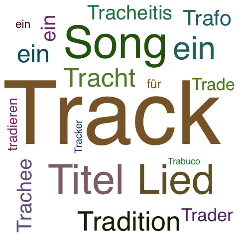 Ein anderes Wort für Track - Synonym Track