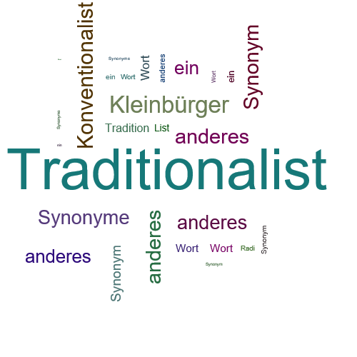 Ein anderes Wort für Traditionalist - Synonym Traditionalist