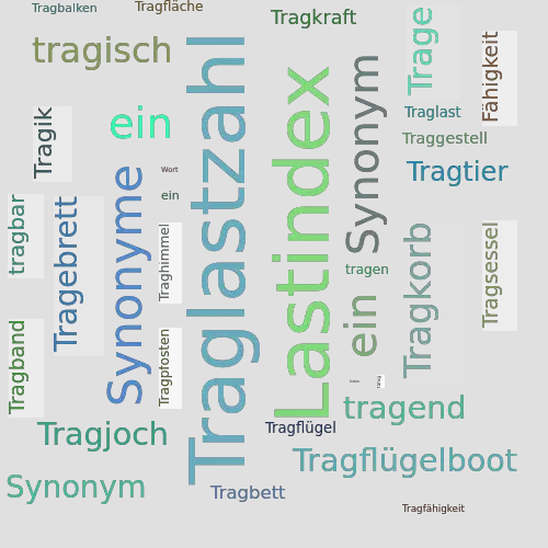 Ein anderes Wort für Tragfähigkeitsindex - Synonym Tragfähigkeitsindex