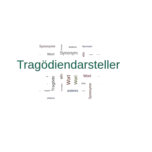 Ein anderes Wort für Tragödiendarsteller - Synonym Tragödiendarsteller