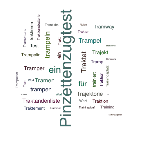 Ein anderes Wort für Traktionstest - Synonym Traktionstest