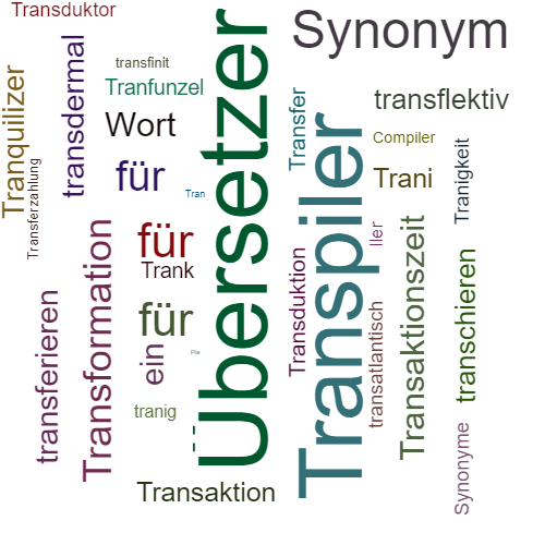 Ein anderes Wort für Transcompiler - Synonym Transcompiler