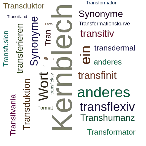 Ein anderes Wort für Transformatorenblech - Synonym Transformatorenblech