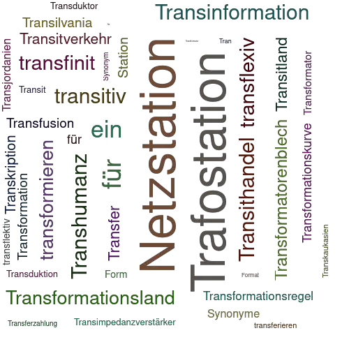 Ein anderes Wort für Transformatorenstation - Synonym Transformatorenstation