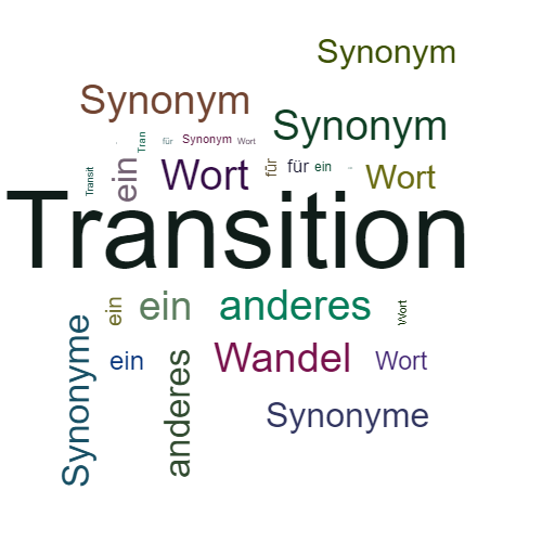 Ein anderes Wort für Transition - Synonym Transition
