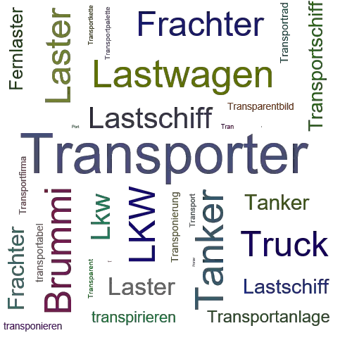 Ein anderes Wort für Transporter - Synonym Transporter