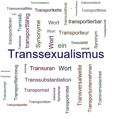 Ein anderes Wort für Transsexualität - Synonym Transsexualität