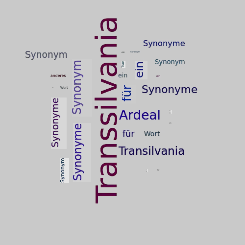 Ein anderes Wort für Transsilvania - Synonym Transsilvania