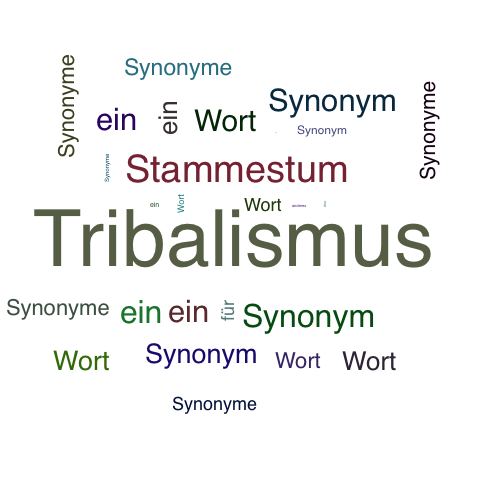Ein anderes Wort für Tribalismus - Synonym Tribalismus