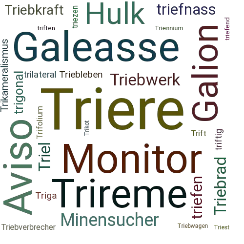 Ein anderes Wort für Triere - Synonym Triere