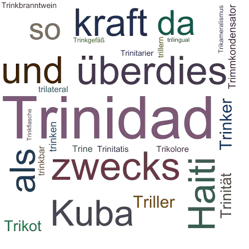 Ein anderes Wort für Trinidad - Synonym Trinidad