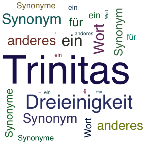 Ein anderes Wort für Trinitas - Synonym Trinitas