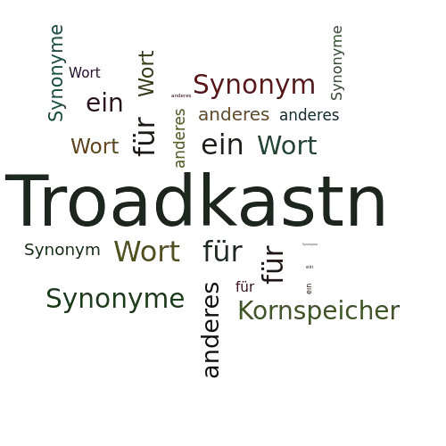 Ein anderes Wort für Troadkastn - Synonym Troadkastn