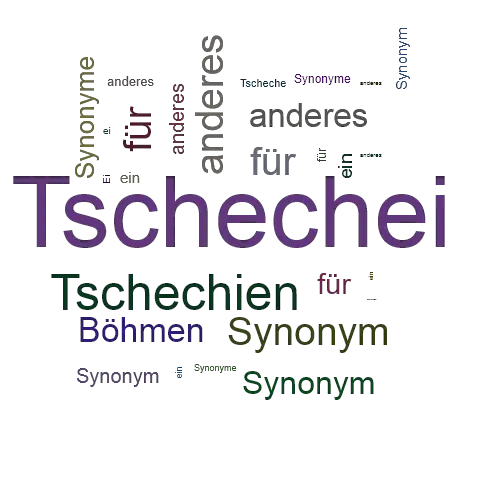 Ein anderes Wort für Tschechei - Synonym Tschechei