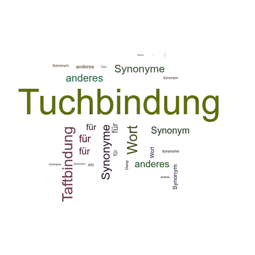 Ein anderes Wort für Tuchbindung - Synonym Tuchbindung