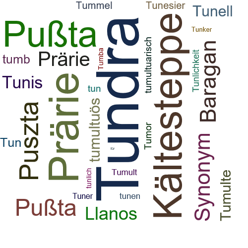 Ein anderes Wort für Tundra - Synonym Tundra