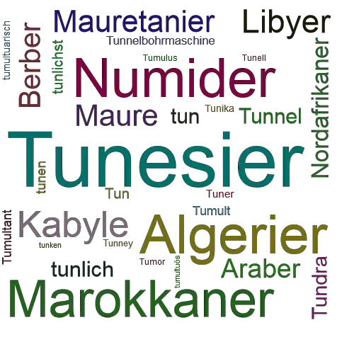 Ein anderes Wort für Tunesier - Synonym Tunesier