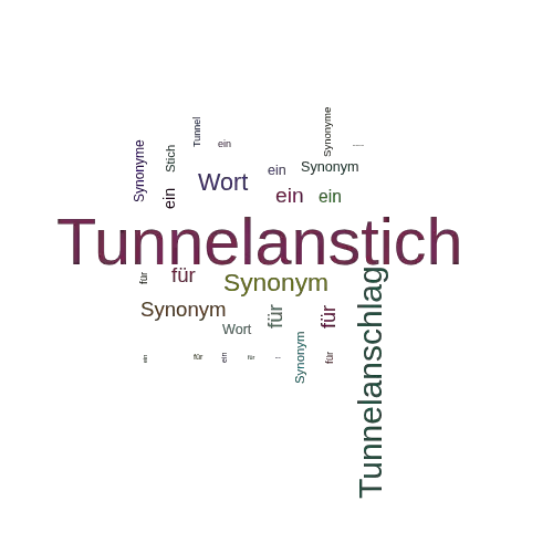 Ein anderes Wort für Tunnelanstich - Synonym Tunnelanstich