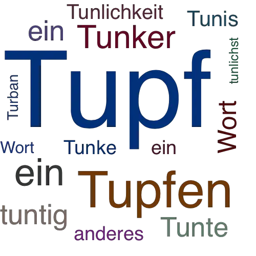 Ein anderes Wort für Tupf - Synonym Tupf