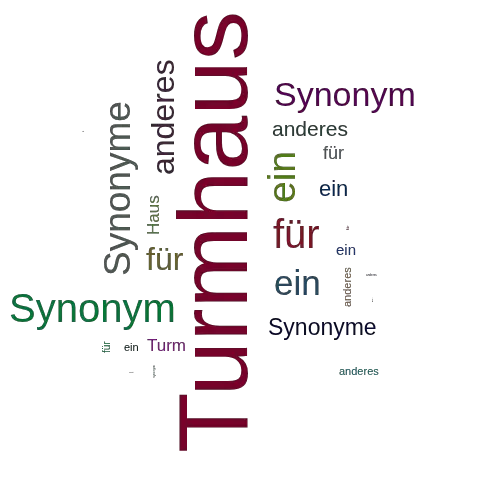 Ein anderes Wort für Turmhaus - Synonym Turmhaus