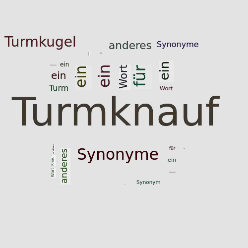 Ein anderes Wort für Turmknauf - Synonym Turmknauf