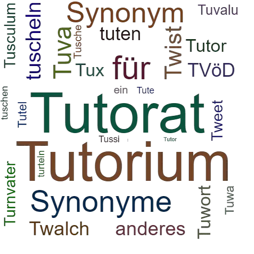 Ein anderes Wort für Tutoriat - Synonym Tutoriat