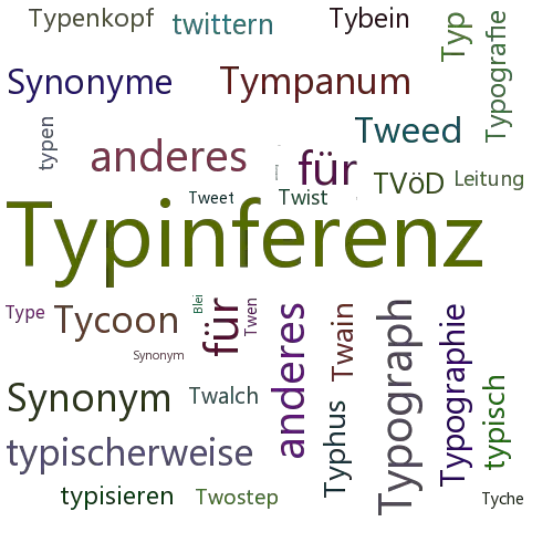 Ein anderes Wort für Typableitung - Synonym Typableitung