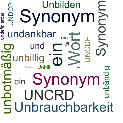 Ein anderes Wort für UNCC - Synonym UNCC