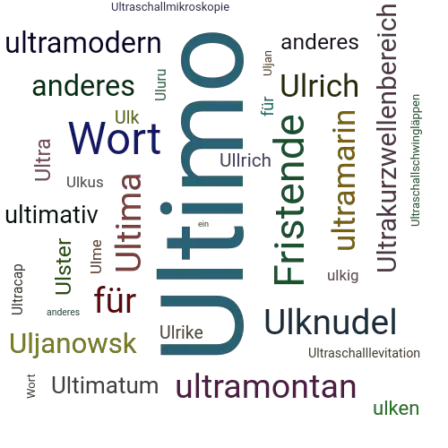 Ein anderes Wort für Ultimo - Synonym Ultimo