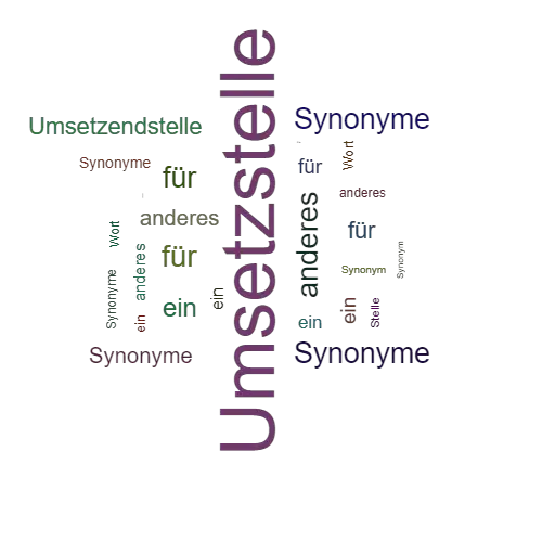 Ein anderes Wort für Umsetzstelle - Synonym Umsetzstelle