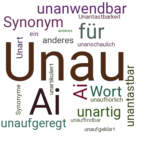 Ein anderes Wort für Unau - Synonym Unau
