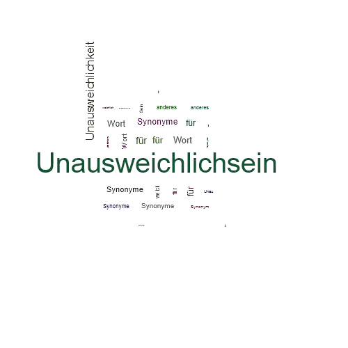 Ein anderes Wort für Unausweichlichsein - Synonym Unausweichlichsein