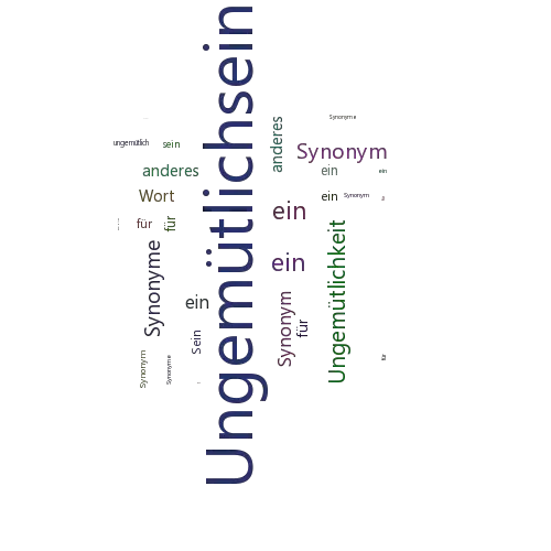 Ein anderes Wort für Ungemütlichsein - Synonym Ungemütlichsein