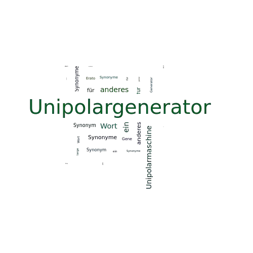 Ein anderes Wort für Unipolargenerator - Synonym Unipolargenerator