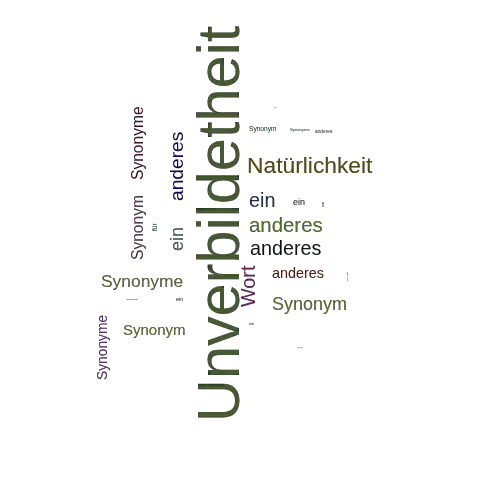 Ein anderes Wort für Unverbildetheit - Synonym Unverbildetheit