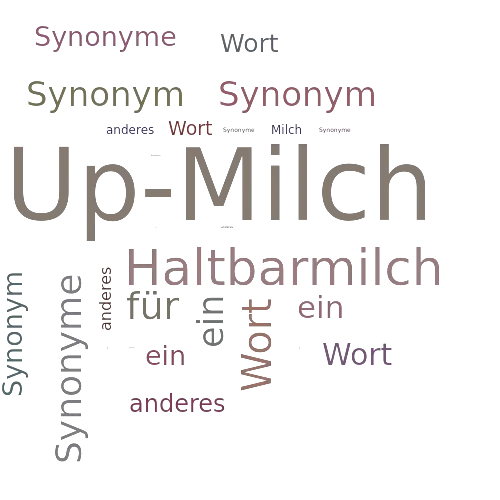 Ein anderes Wort für Up-Milch - Synonym Up-Milch