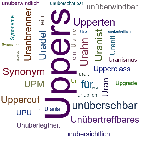 Ein anderes Wort für Uppers - Synonym Uppers
