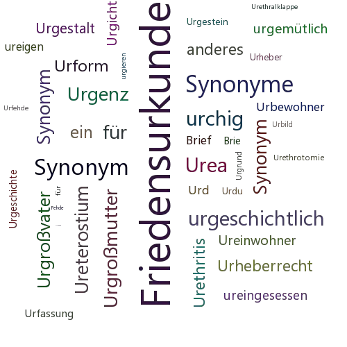Ein anderes Wort für Urfehdebrief - Synonym Urfehdebrief