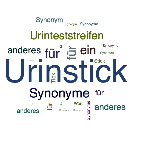 Ein anderes Wort für Urinstick - Synonym Urinstick