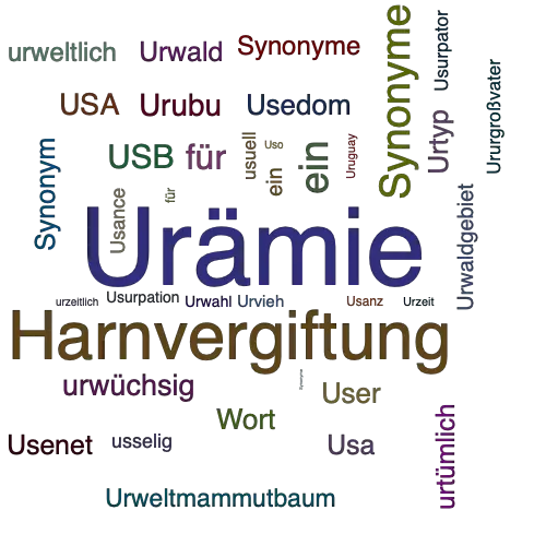 Ein anderes Wort für Urämie - Synonym Urämie