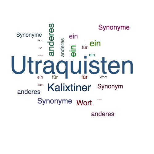 Ein anderes Wort für Utraquisten - Synonym Utraquisten