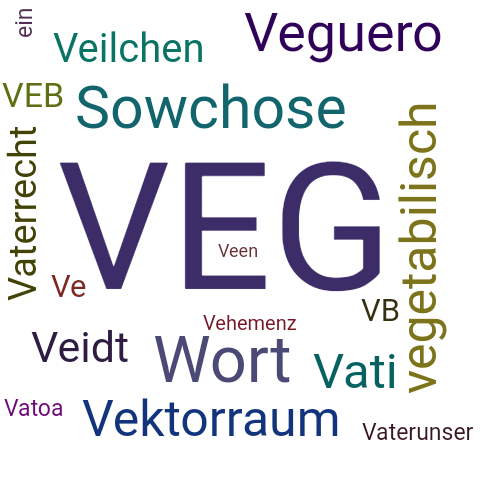 Ein anderes Wort für VEG - Synonym VEG