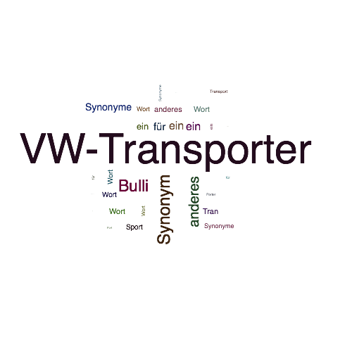 Ein anderes Wort für VW-Transporter - Synonym VW-Transporter